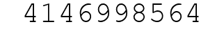 Number 4146998564.