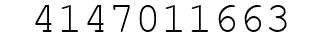 Number 4147011663.