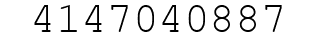 Number 4147040887.