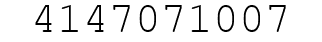 Number 4147071007.
