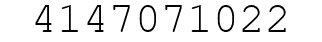 Number 4147071022.