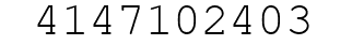 Number 4147102403.