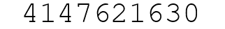 Number 4147621630.