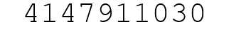 Number 4147911030.