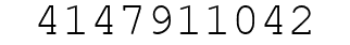 Number 4147911042.