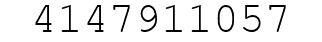 Number 4147911057.