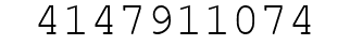 Number 4147911074.