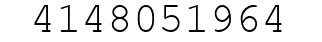 Number 4148051964.