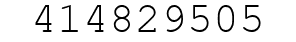 Number 414829505.