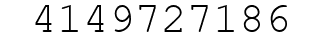 Number 4149727186.