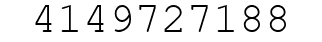 Number 4149727188.