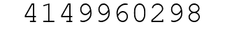 Number 4149960298.