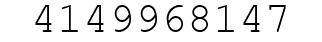 Number 4149968147.