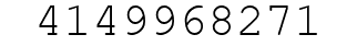 Number 4149968271.