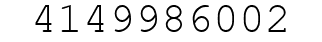 Number 4149986002.