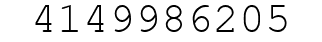 Number 4149986205.