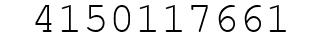 Number 4150117661.