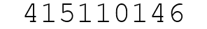 Number 415110146.
