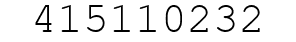 Number 415110232.