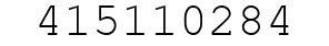 Number 415110284.