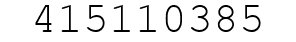 Number 415110385.