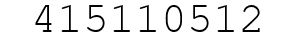 Number 415110512.