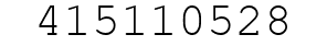 Number 415110528.