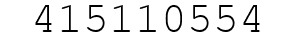 Number 415110554.