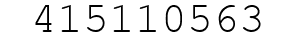 Number 415110563.