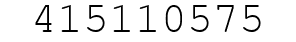 Number 415110575.