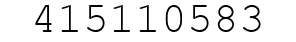 Number 415110583.