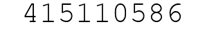 Number 415110586.