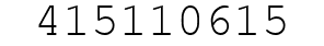 Number 415110615.