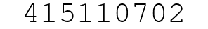 Number 415110702.