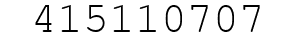 Number 415110707.