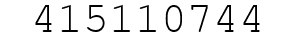 Number 415110744.