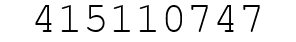 Number 415110747.