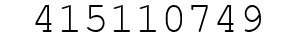 Number 415110749.