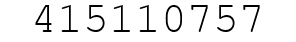 Number 415110757.