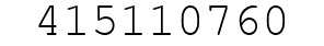 Number 415110760.