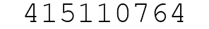 Number 415110764.