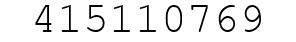 Number 415110769.