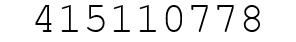 Number 415110778.
