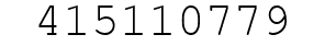 Number 415110779.