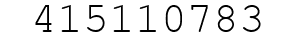 Number 415110783.