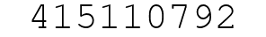 Number 415110792.
