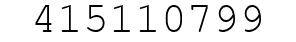Number 415110799.