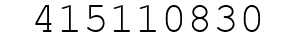 Number 415110830.