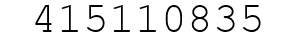 Number 415110835.