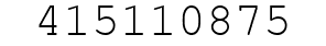 Number 415110875.